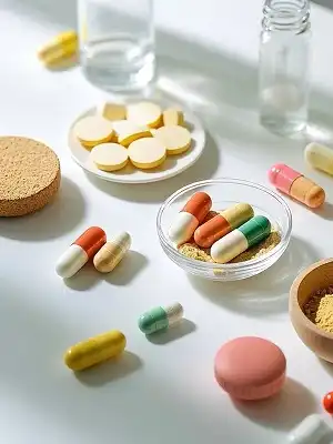 How does a pharmaceutical tablet press machine work?